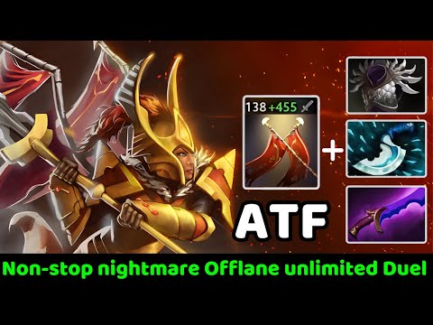 ATF [Legion Commander] Non-stop nightmare Offlane unlimited Duel Dota 2 7.37c #dota2 #ATF #legion