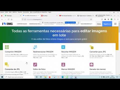 Tutorial iLoveIMG - redimensionar imagens