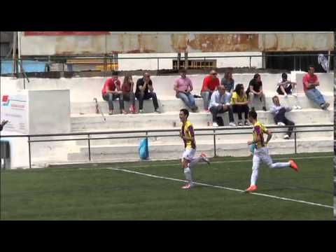 26-04-15. GOL DE LA VICTORIA MARCADO POR ROMAN . BCF JUVENIL "A" 1 AT. VALLBONENSE JUVENIL "A" 0