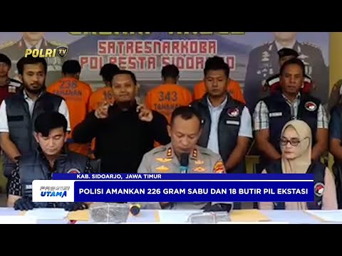 POLRESTA SIDOARJO UNGKAP KASUS NARKOTIKA
