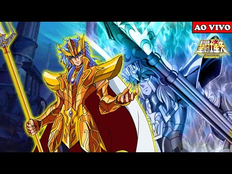 JOGANDO COM POSEIDON DE 7K NOS DUELOS GALÁCTICOS TOP 10  - SAINT SEIYA AWAKENING