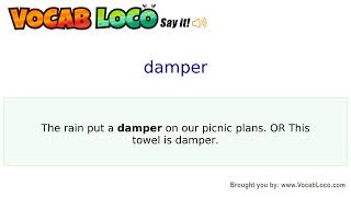 Video thumbnail for damper