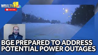 BGE prepared to address potential power outages amid icy conditions