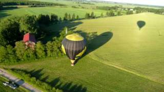 preview picture of video 'Balloon flight in the Narew river vicinity'