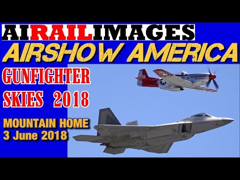Flares and Fast Fighters: Mountain Home AFB  Gunfighter Skies Airshow 3 June 2018 F-15 Flare Yak-110
