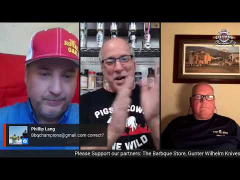 Junte-se a nós enquanto conversamos com o fundador do BBQ Champs, Mike Steele e Tim Esh