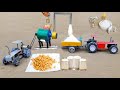 Diy Tractor Thresher Flour Mill Machine Science Project Part 1 Keepvilladiy938