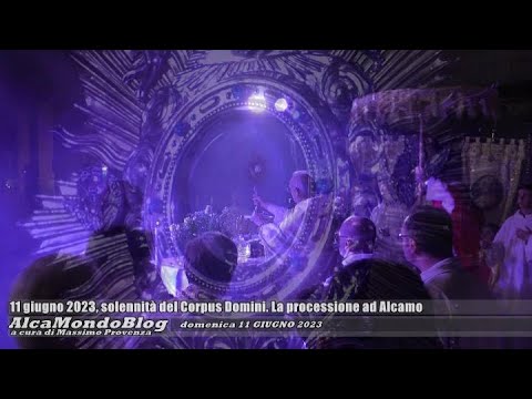 11 giugno 2023, solennità del Corpus Domini. La processione ad Alcamo
