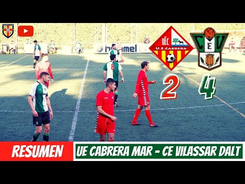 UE CABRERA 2 - CE VILASSAR DALT 4 I 3ª CATALANA I GRUPO 4 I 9ª JORNADA I CATALUNYA FUTBOL