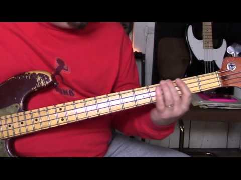 Shuffle Blues Bass Groove in A