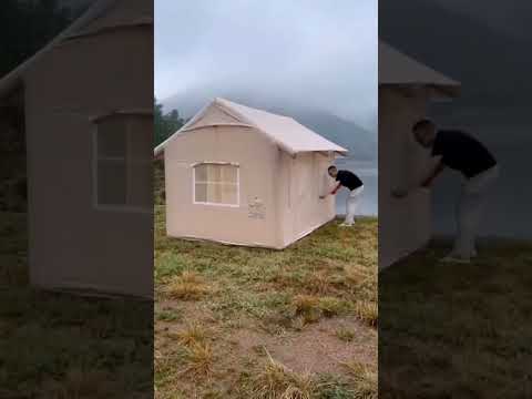 Best Family Camping Product-Inflatable Built-in Sunroof Beach Camping House🟠 Product Number(#2886)