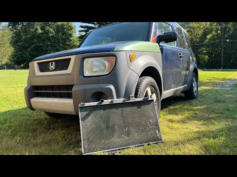 Replacing the Radiator in a 2003 Honda Element