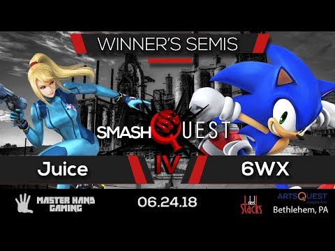 SmashQuest IV - Juice (ZSS) vs 6WX (Sonic) - Winner's Semifinals