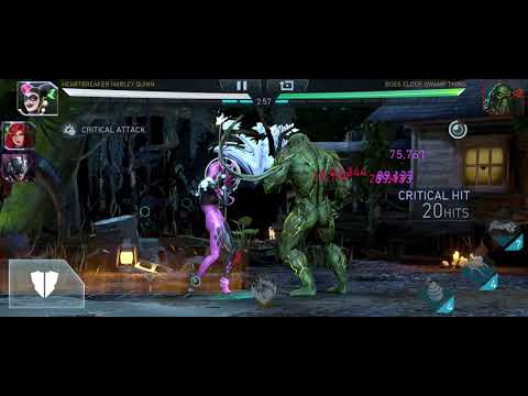 [Free to play: Injustice 2 Mobile] - Solo Raid Kingdom of Madness H4T2 Elder Swamp Thing