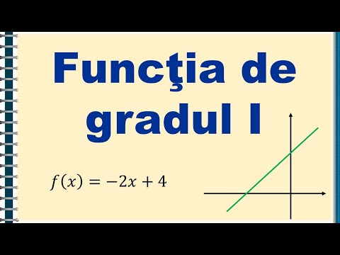 IX. Functia de gradul I | Matera.ro
