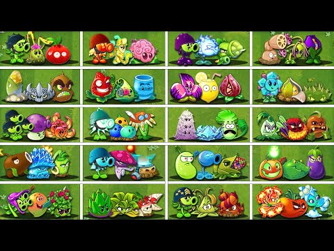 Random 20 Team Plants Vs All Team Zombies - Who Will WIn? - Pvz 2 Team Plant Battlez