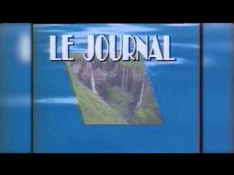 RFO Réunion Le Journal - Générique et titres | News intro & headlines (August 4, 1987)