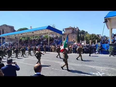 2 Giugno 2025- Parata militare: La Brigata paracadutisti "Folgore"