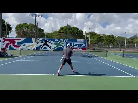Solid training with Gonzalo Bueno, getting him ready for the US Open 2021 (edited by me =/ )