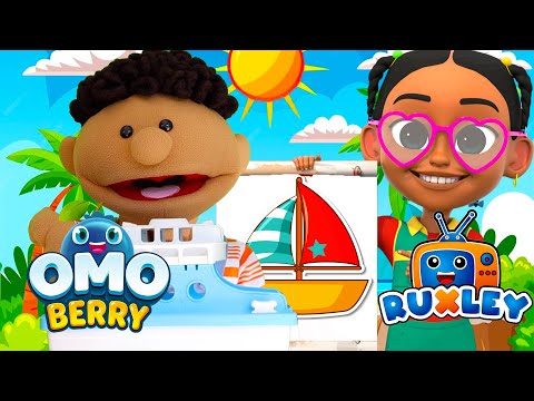 Ruxley's Row Row Row Your Boat Hip Hop Remix | OmoBerry & Friends: Meet Ruxley! | Nursery Rhymes