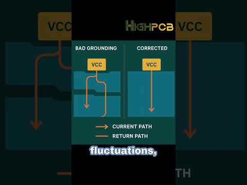 Avoid This Grounding Mistake in PCB Design #pcb #shorts