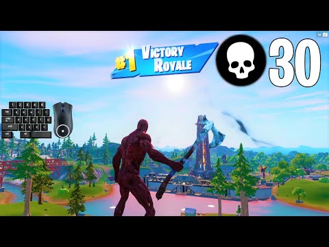 CARNAGE SKIN + LEVIATHAN AXE Solo vs Squad Gameplay Fortnite Chapter 3 Season 2 PC Keyboard)