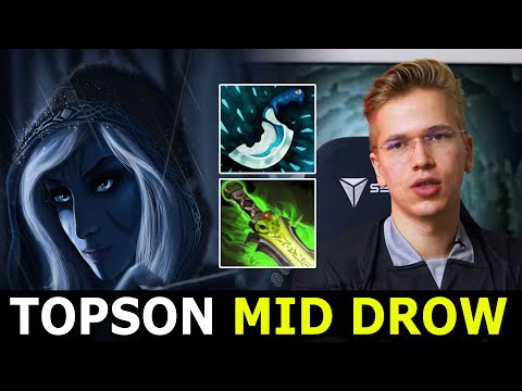 TOPSON MID DROW w/ E-BLADE AND DAGGER | DOTA 2 Gameplay