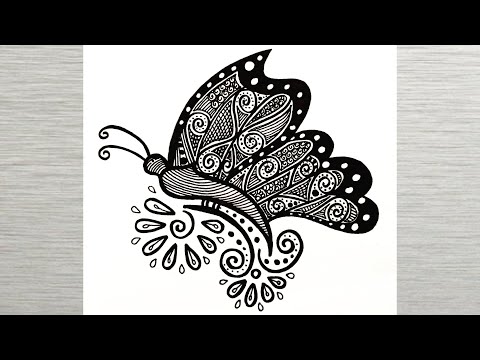 Butterfly Mandala Art Mandala Art for Beginners Step by Step Tutorial vanithaarts butterfly