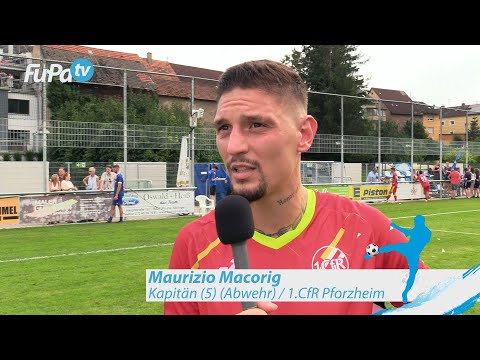 Maurizio Macorig: "Ein richtiges Sch**gefühl, muss ich ehrlich sagen." | 1.CfR Pforzheim | 19.8.2023