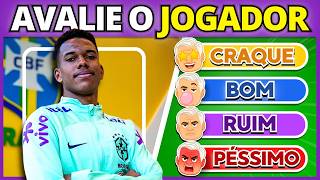 🟩🟨  AVALIE OS JOGADORES PARA COPA DO MUNDO 2026 | #buuquiz #futebol