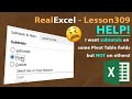 RealExcel - 309 - HELP! I want Subtotals on Some Pivot Table fields but NOT on others!!