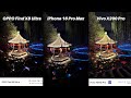 OPPO Find X8 Ultra Vs IPhone 16 Pro Max Vs Vivo X200 Pro Camera Comparison