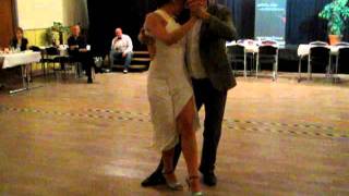 Tihamer Bogdan and Katalin Czidor at Tango Divino in Örebro