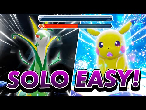 The BEST Pokemon BUILD to SOLO 7 Star PIKACHU Tera Raid in Scarlet and Violet DLC