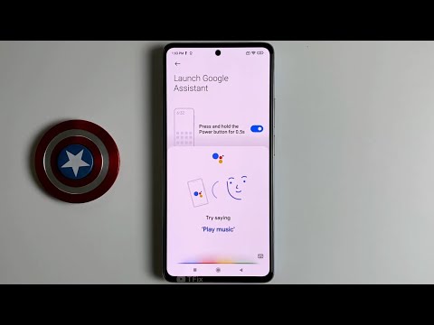 Press and hold the Power button for 0,5s Launch Google Assistant on Xiaomi 11T Android 11