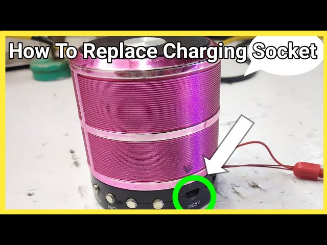 how to charge a speaker