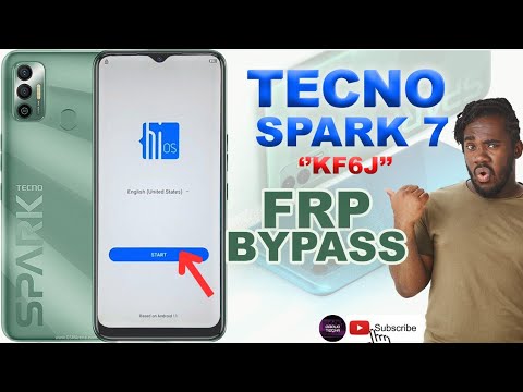 Comment supprimer la sécurité google de TECNO SPARK 7 / TECNO KF6J frp bypass