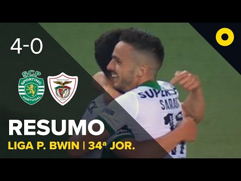 Resumo: Sporting 4-0 Santa Clara - Liga Portugal bwin | SPORT TV