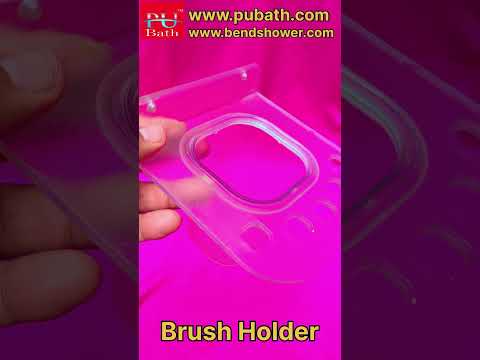 Acrylic double soap dish, simple