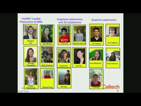 Harry A. Atwater plenary presentation: Tunable and Quantum Metaphotonics