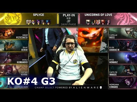 UOL vs SPY - Game 3 | Knockouts Play-Ins S9 LoL Worlds 2019 | Unicorns of Love vs Splyce G3