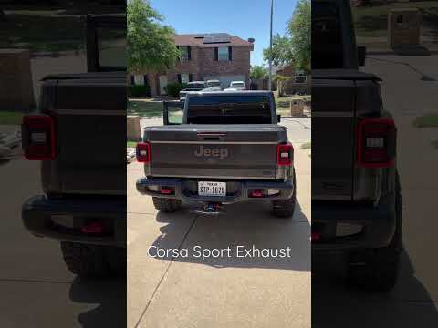 Jeep Gladiator - Corsa Exhaust (Sport) Installed