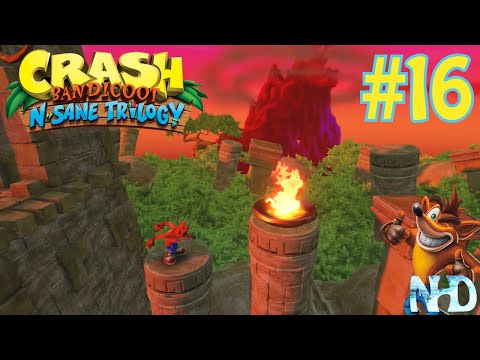 Let's Play Crash Bandicoot 1 N. Sane Trilogy (pt16) Sunset Vista