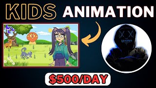 Make Money with Kids Animation Youtube Videos | Create Animation with AI