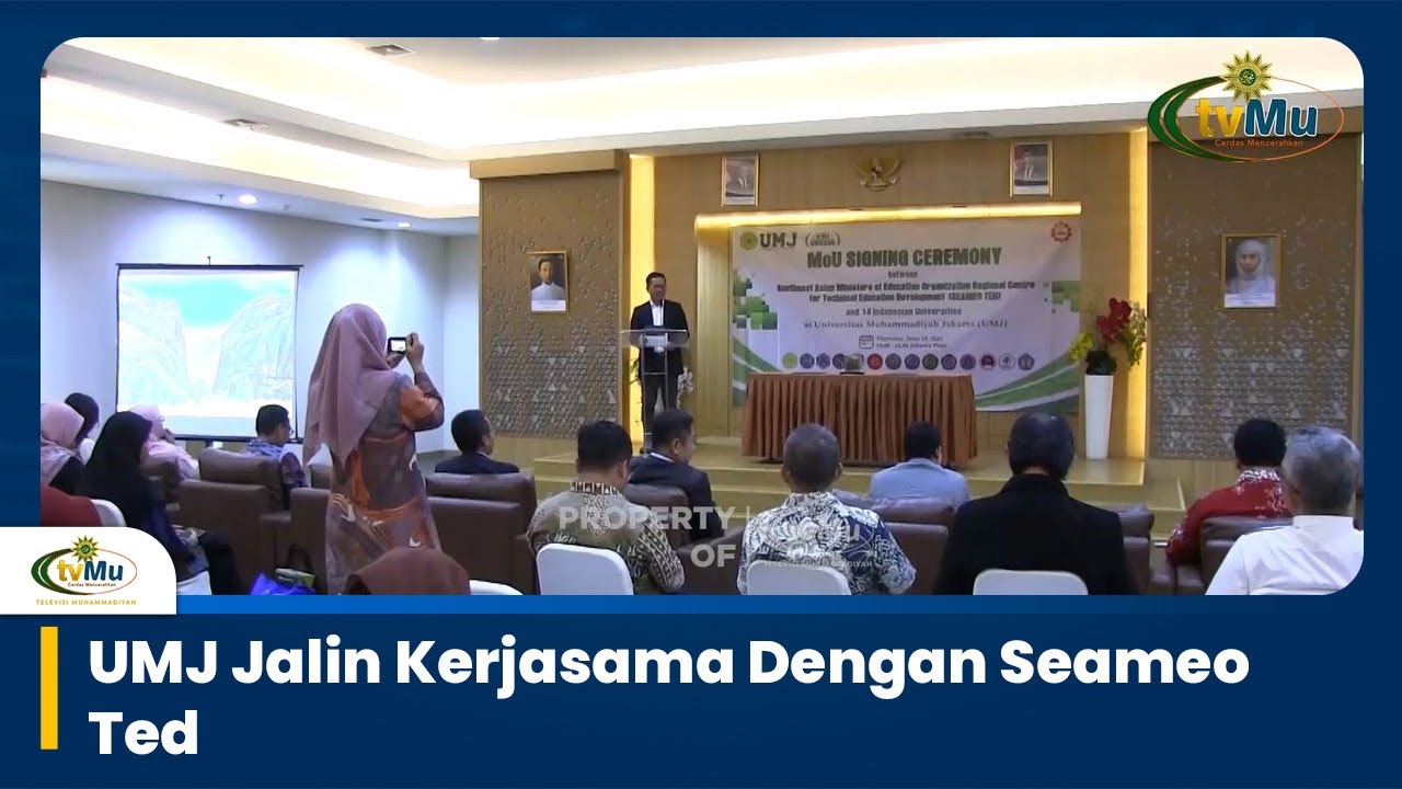 UMJ Teken MoU dengan SEAMEO TED untuk Penguatan Pendidikan di Kawasan ASEAN