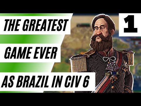 (Brazil Game) We Made The GREATEST Religion Ever And Civ 6 Deity Didn't Stand A CHANCE