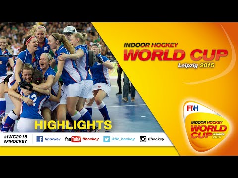 Austria vs Czech Republic - Highlights Women's Indoor Hockey World Cup 2015 Germany 3rd/4th playoff