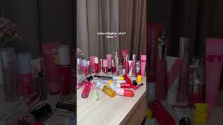 my lippies collection 🎀🩷 #lipgloss #lippies #makeup #beauty #sephora #catherinemaaaae