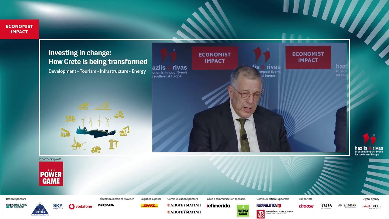 Live από τα Χανιά το συνέδριο του powergame και του Economist: «Επενδύοντας στην Αλλαγή: Πώς μεταμορφώνεται η Κρήτη»