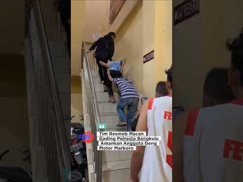 Anggota Geng Motor Ditangkap 